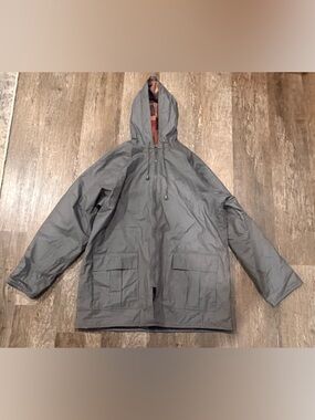 Vintage Sailmaker Men's Dark Gray Hooded Lightweight Jacket